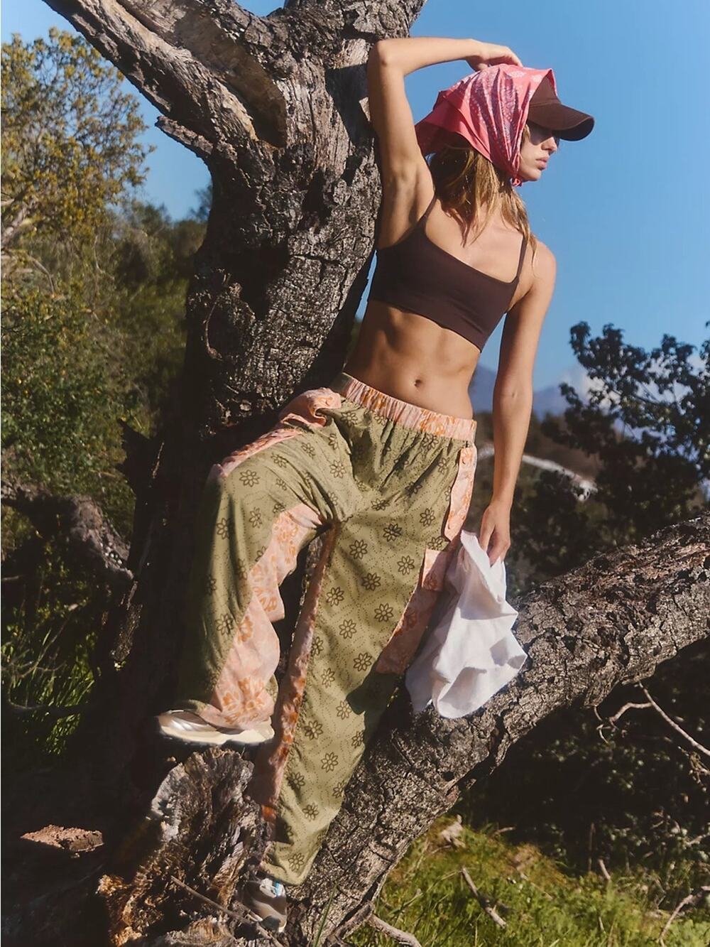 Free People Colorburst Fleece-Lined Hike Pants